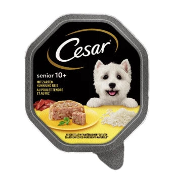 Cesar Senior 10+ Huhn & Reis in Gelee 150g