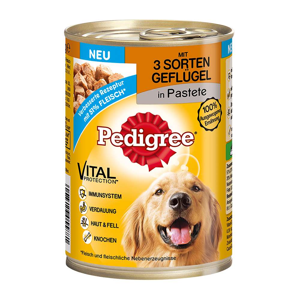 Pedigree Classic 3xGeflügel 400g