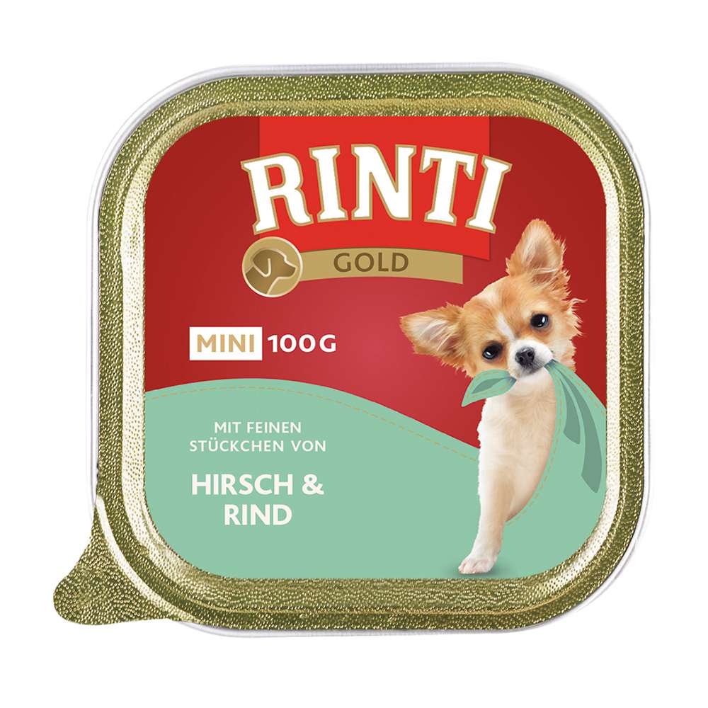 Rinti Gold mini Hirsch und Rind 100g