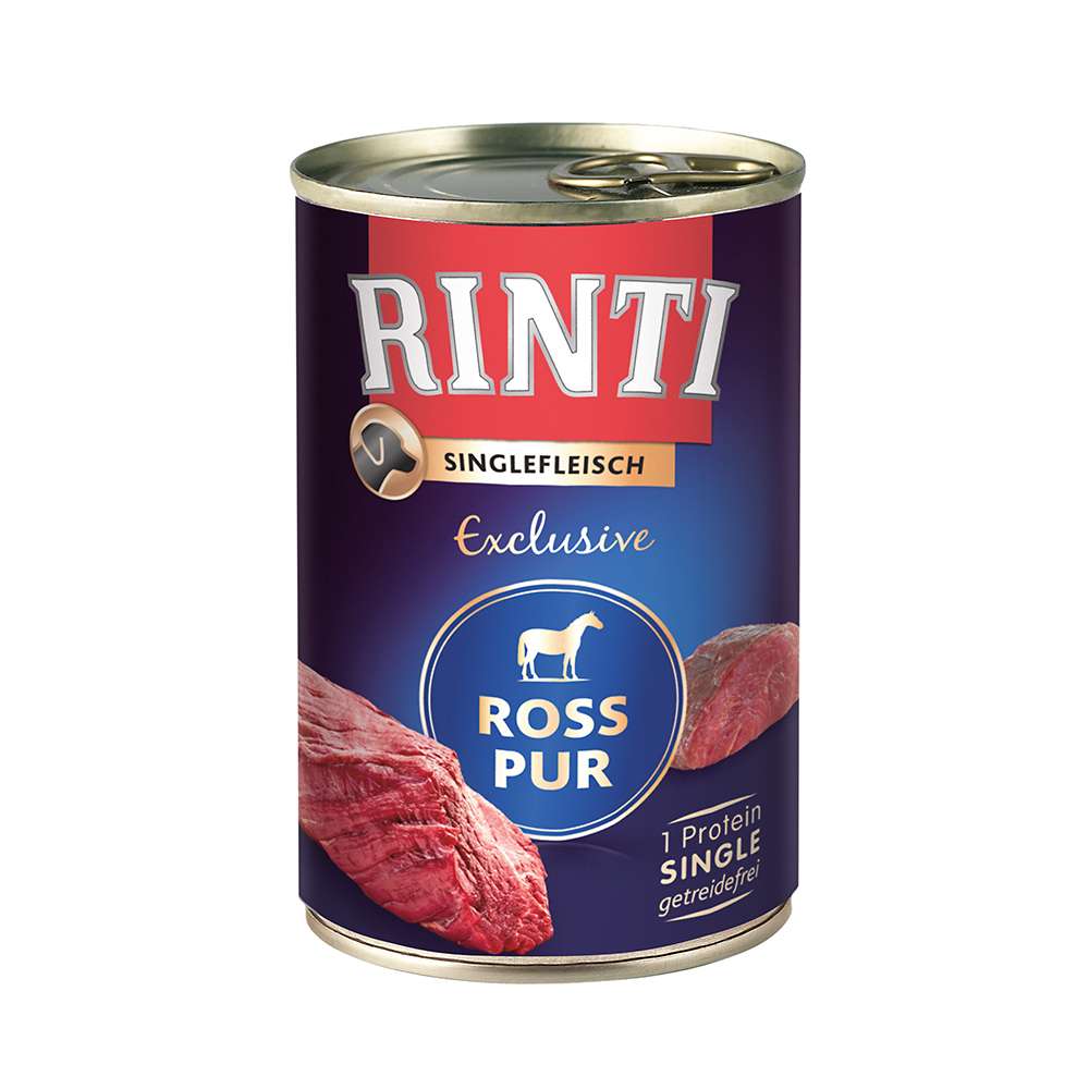 Rinti Singlefleisch Ross Pur 400g