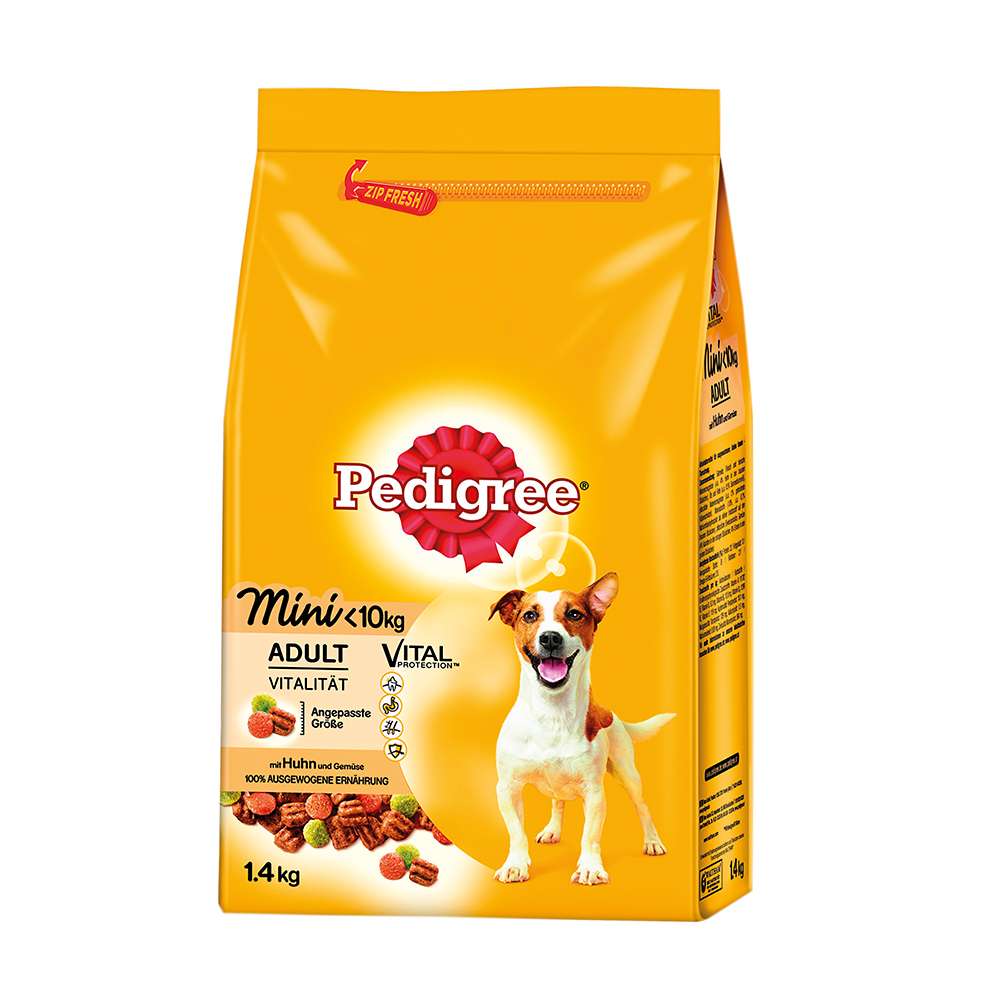 Pedigree Adult Mini Huhn und Gemüse 1,4kg