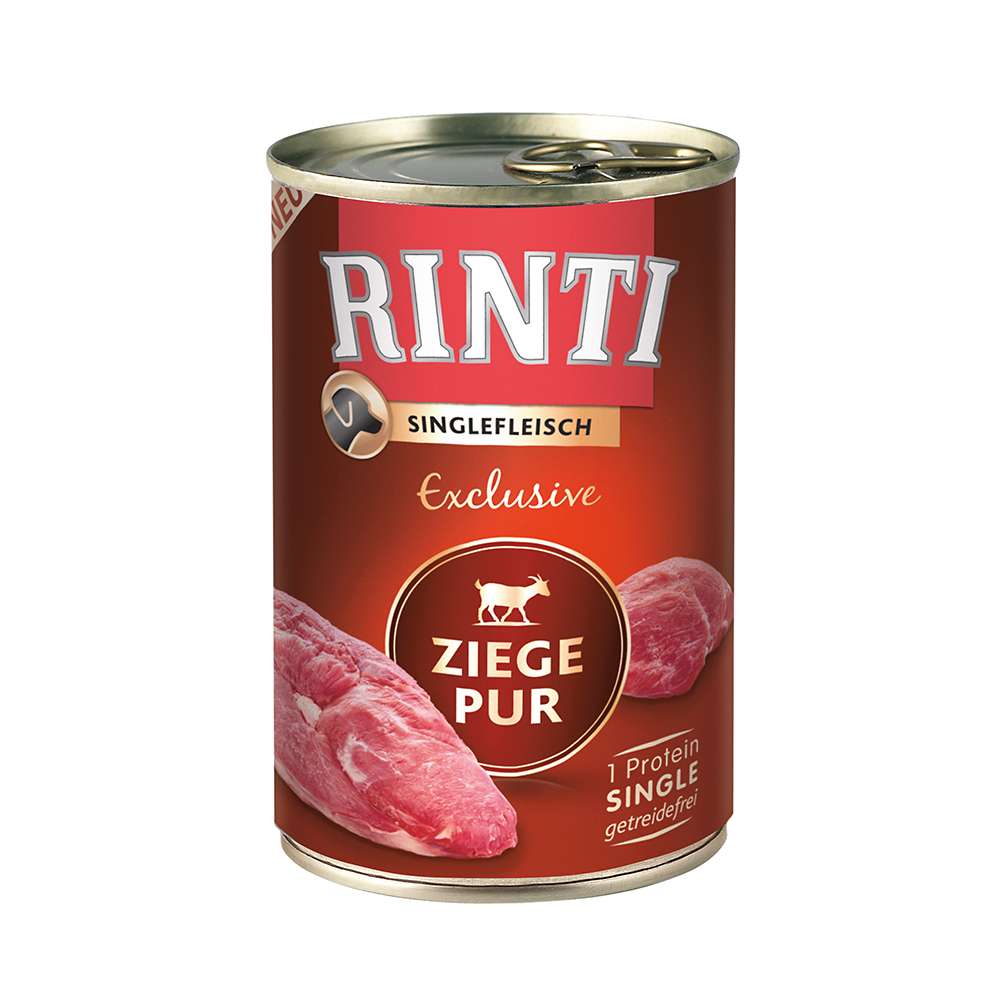 Rinti Singlefleisch Exclusive Ziege pur 400g