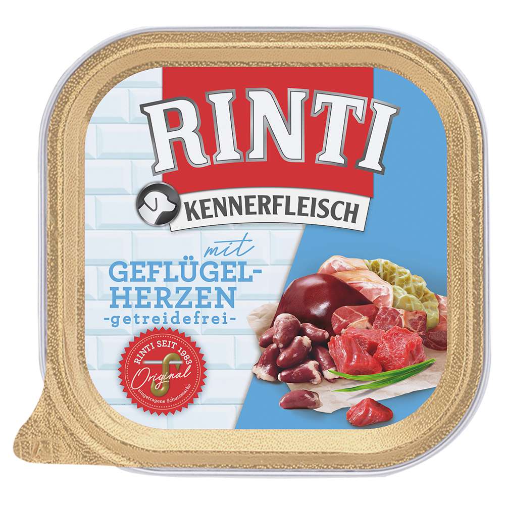 Rinti Kennerfleisch mit Geflügelherzen 300g