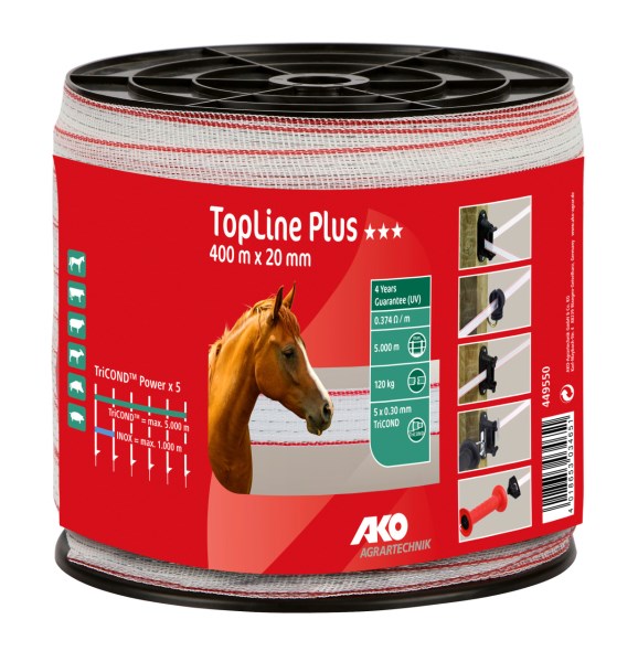 Weidezaunband TopLine Plus 2