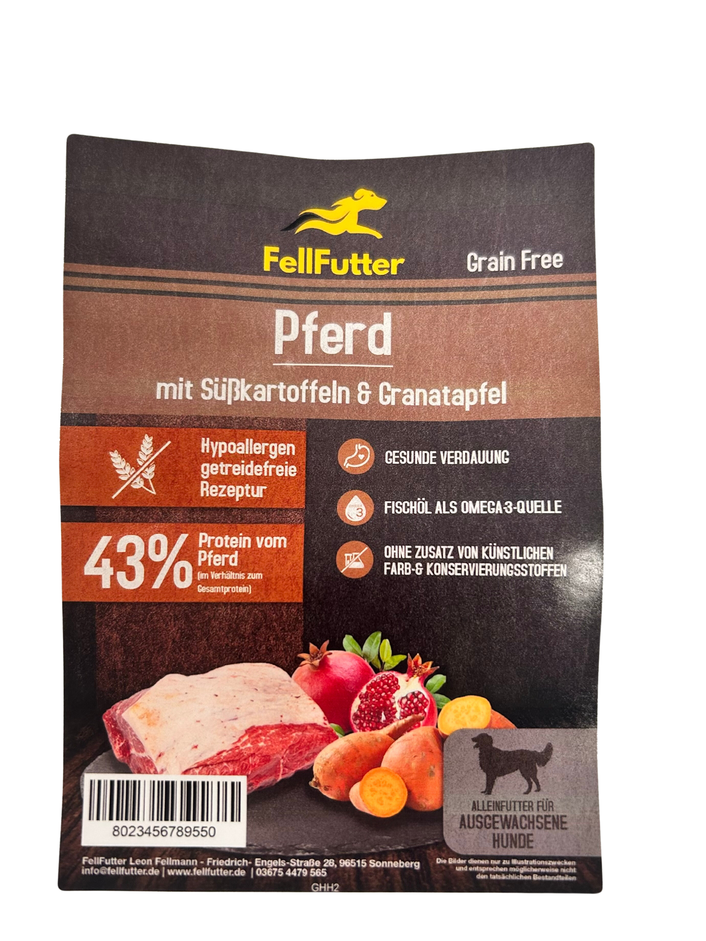 FellFutter Pferd getreidefrei