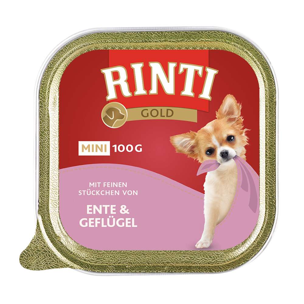 Rinti Gold mini Ente und Geflügel 100g