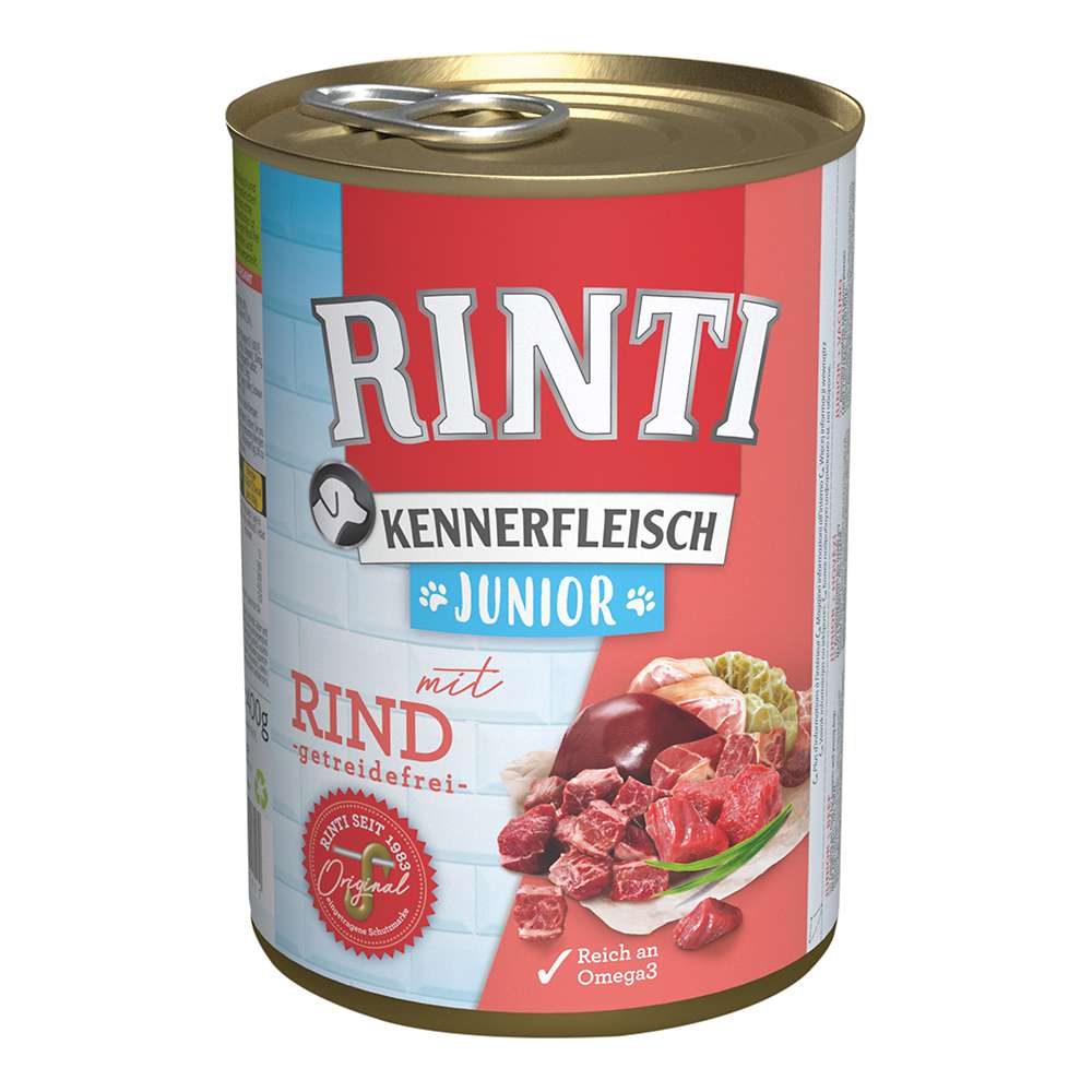 Rinti Kennerfleisch Junior + Rind 400g