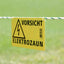 Warnschild Vorsicht Elektrozaun