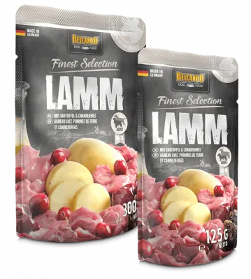 BELCANDO Lamm & Kartoffel mit Cranberries Frischebeutel
