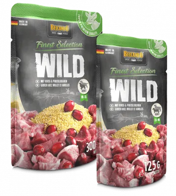 BELACANDO Wild mit Hirse & Preiselbeeren Frischebeutel