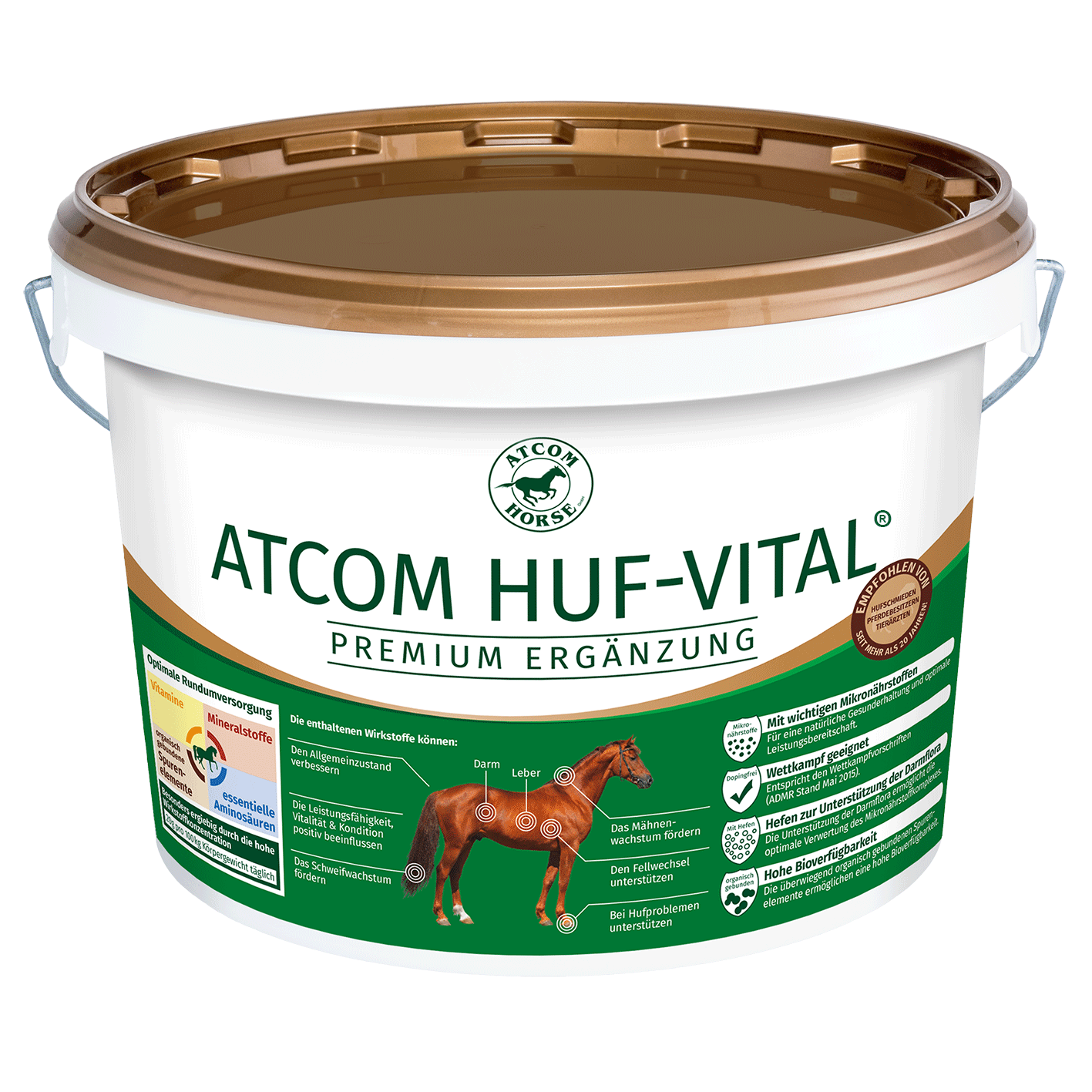 ATCOM HUF-VITAL® Unpelletiert 10kg